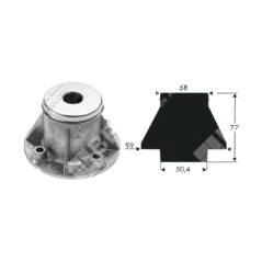 Porte-lame pour tracteurs CASTELGARDEN - GGP - ALPINA - STIGA 1134.3841.02 - 008812