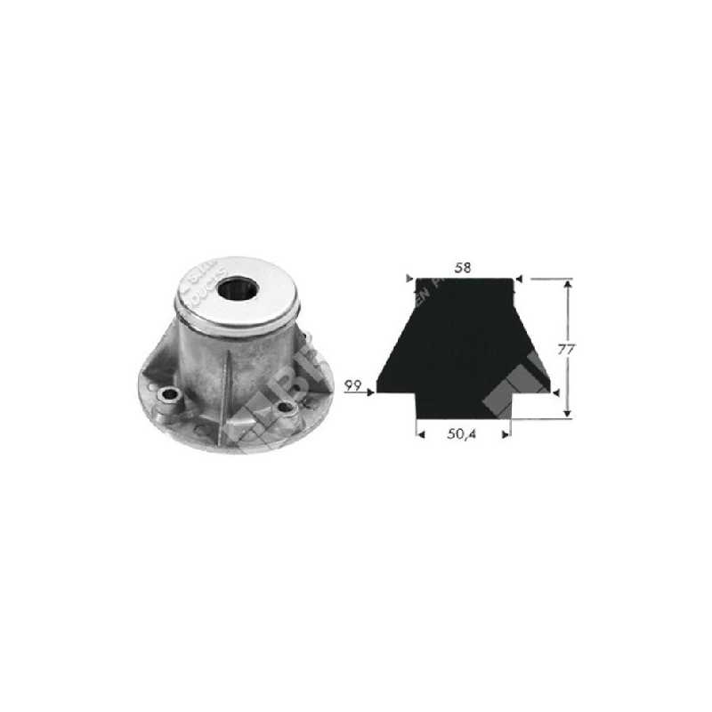 Porte-lame pour tracteurs CASTELGARDEN - GGP - ALPINA - STIGA 1134.3841.02 - 008812