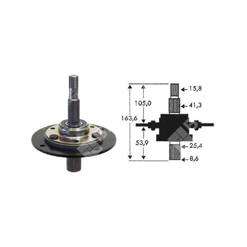 Messerhalterhöhe 162 mm für MTD - CUB CADET - TORO - YARD-MAN Rasentraktoren 717-0913 - 008811 Messerhalterhöhe 162 mm für MTD - CUB CADET - TORO - YARD-MAN Rasentraktoren 717-0913 - 008811