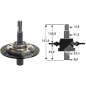 Blade holder height 162 mm for MTD - CUB CADET - TORO - YARD-MAN lawn tractors 717-0913 - 008811 Blade holder height 162 mm for MTD - CUB CADET - TORO - YARD-MAN lawn tractors 717-0913 - 008811