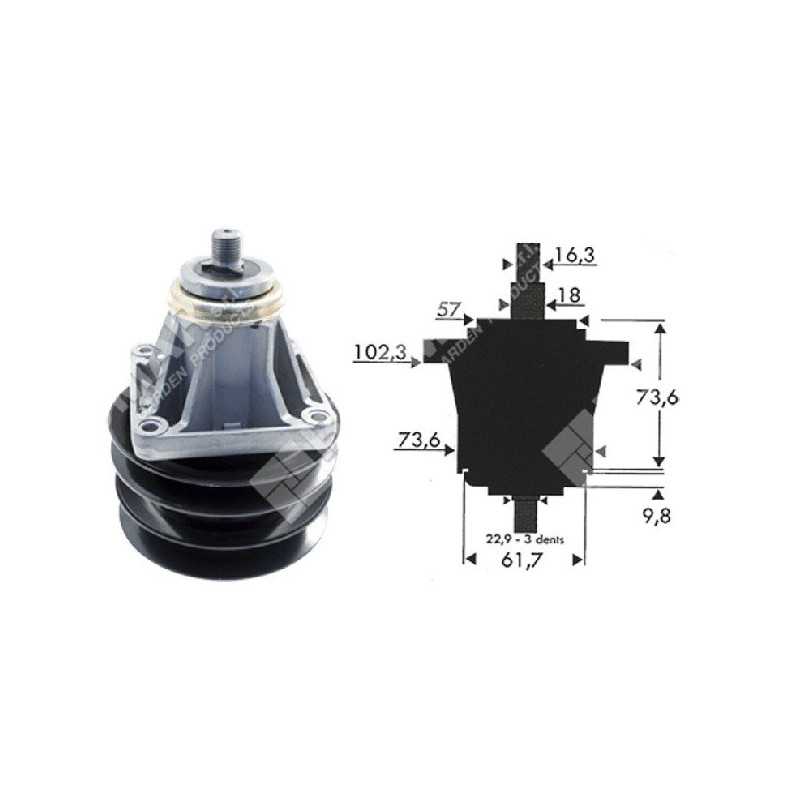 Porta cuchillas para tractores MTD - CUB CADET - TORO - YARD-MAN 618-0431 - 618-0594 - 918-0594 - 001325