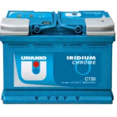 BATTERIA C700 L3B URANIO 75AH 700A POLO POS DX