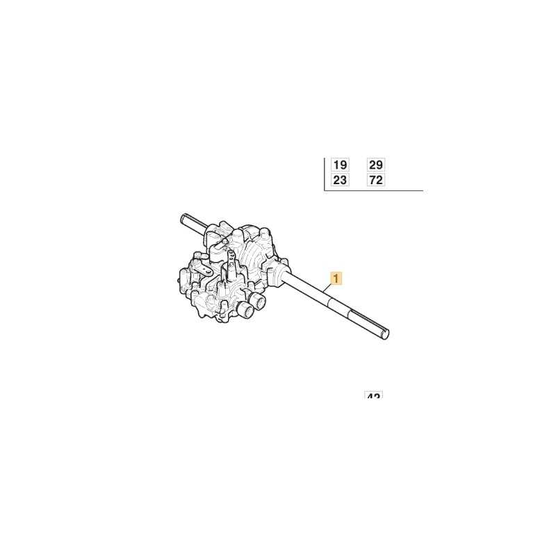 HINTERGETRIEBE KTM10G PARK PRO (10cc) ORIGINAL STIGA - 118400998/1