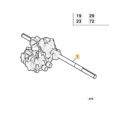 TRASMISSIONE POSTERIORE KTM10G PARK PRO(10cc) ORIGINALE STIGA - 118400998/1 | NewgardenParts.com