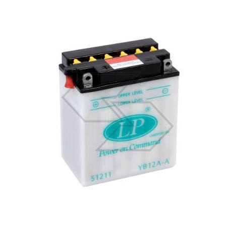 Batteria elettrica per vari modelli DRY 12N12A-4A1 12 Ah 12V polo + sinistra | NewgardenParts.com