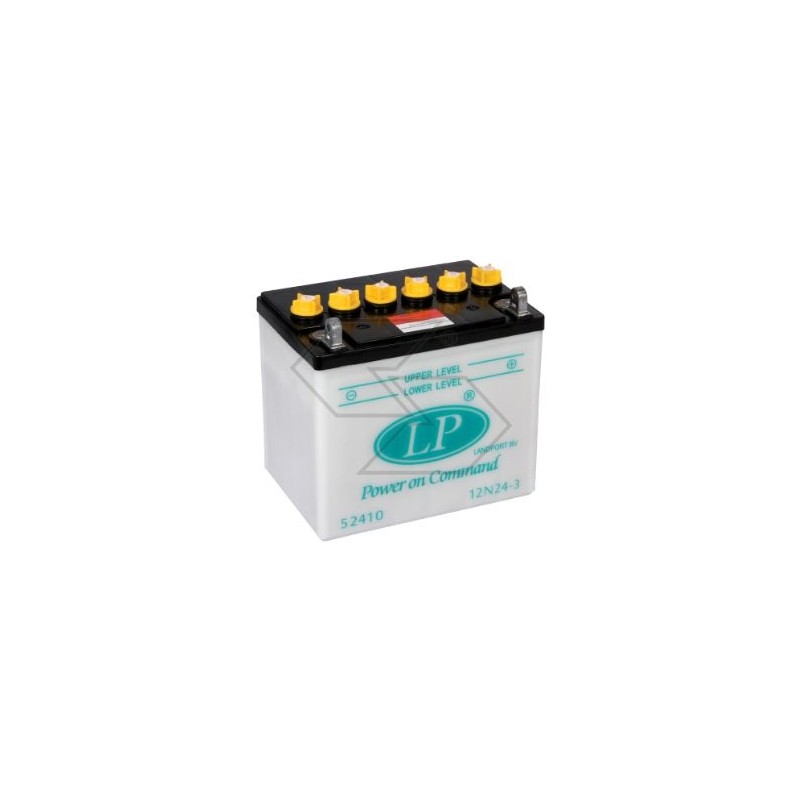 Batteria elettrica per vari modelli DRY 12N24-3 24 Ah 12 V polo + destra