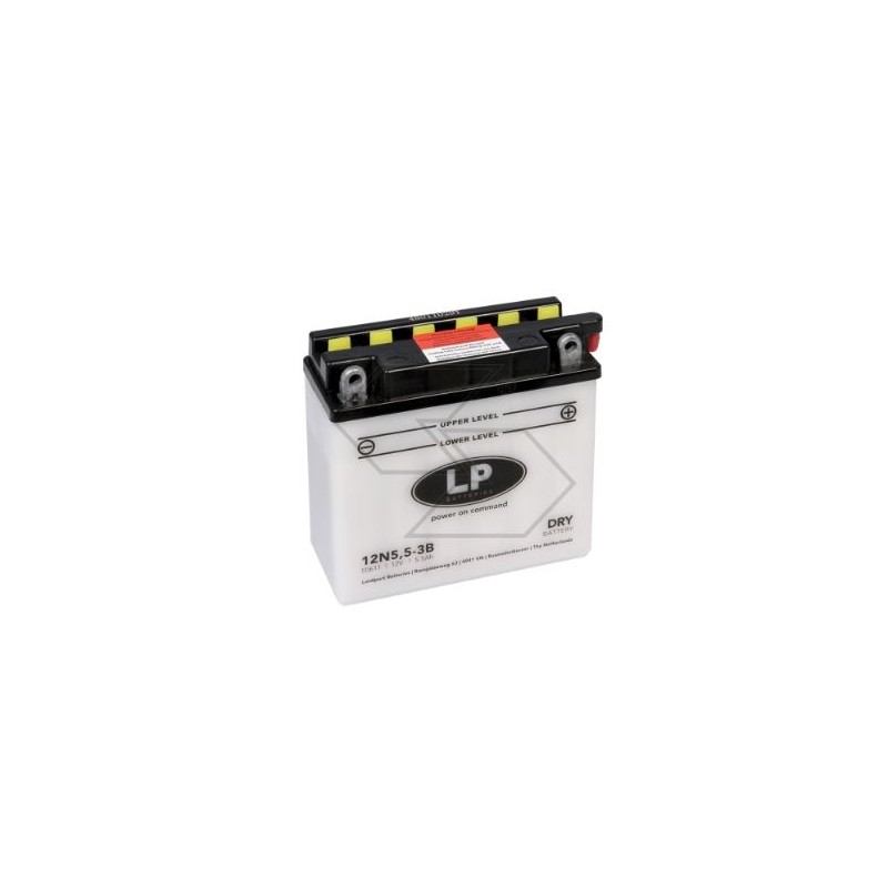 Batterie pour divers modèles DRY 12N5.5-3B 5.5 Ah 12V pôle + droite