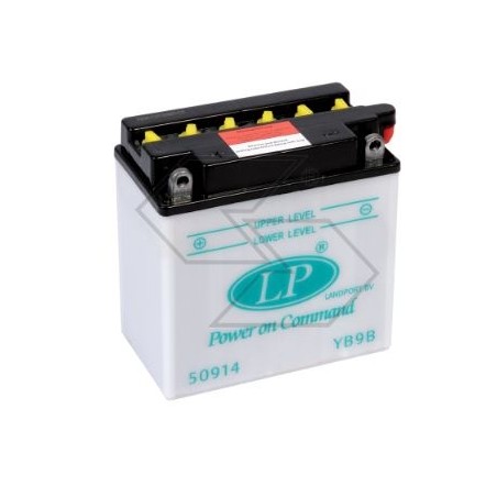 Batteria elettrica per vari modelli DRY CB9-B 9 Ah 12V polo + sinistra | NewgardenParts.com