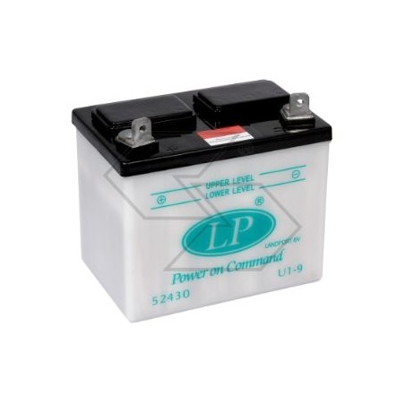 Batteria elettrica per vari modelli DRY U1-9 24 Ah 12 V polo + sinistra | NewgardenParts.com