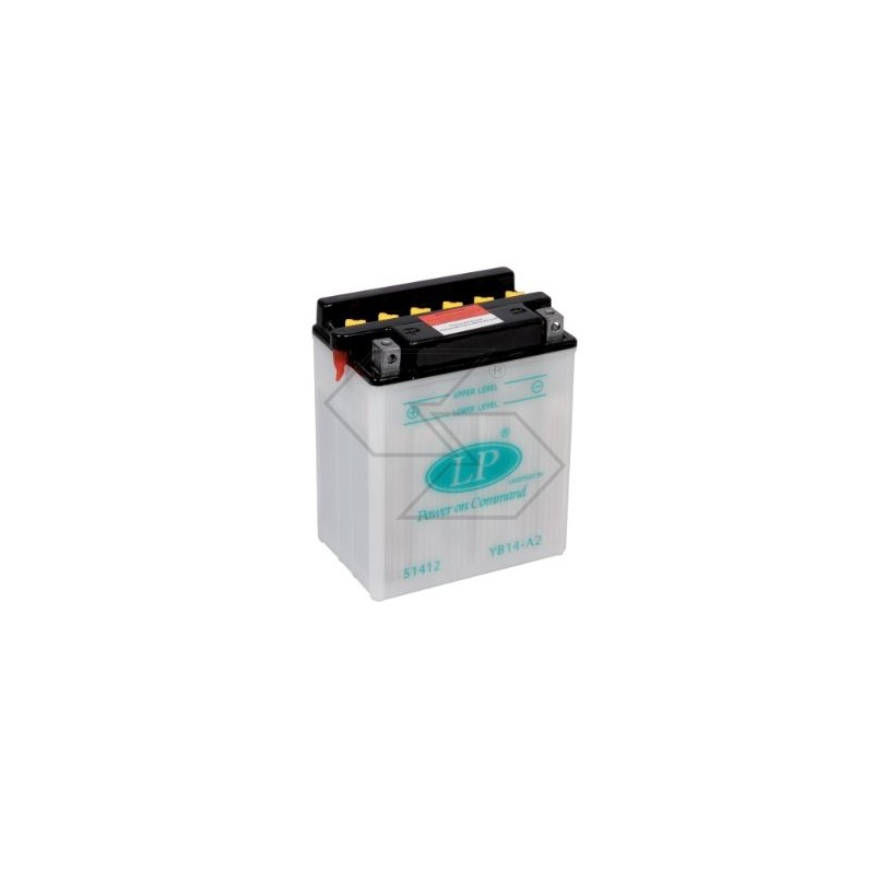 Batterie pour divers modèles DRY YB14-A2 14 Ah 12V Pole + gauche