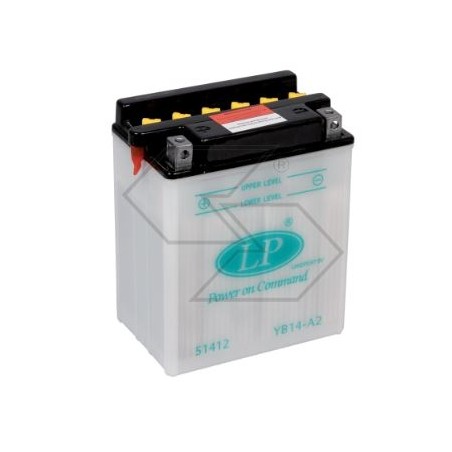 Batteria elettrica per vari modelli DRY YB14-A2 14 Ah 12V polo + sinistra | NewgardenParts.com