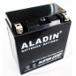 ALADIN 12V 14Ah hermetic gel battery positive left pole for lawn tractor