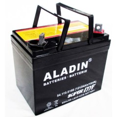 Batteria ermetica al gel ALADIN 12V 22Ah polo positivo destro per trattorino | NewgardenParts.com