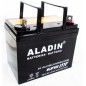 ALADIN 12V 28Ah polo positivo derecho batería de gel hermética para tractor de césped