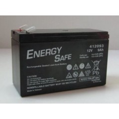 Batteria ermetica al piombo ENERGY SAFE 12V 9AH 412093 gruppo di continuita' trattorino tagliaerba | NewgardenParts.com