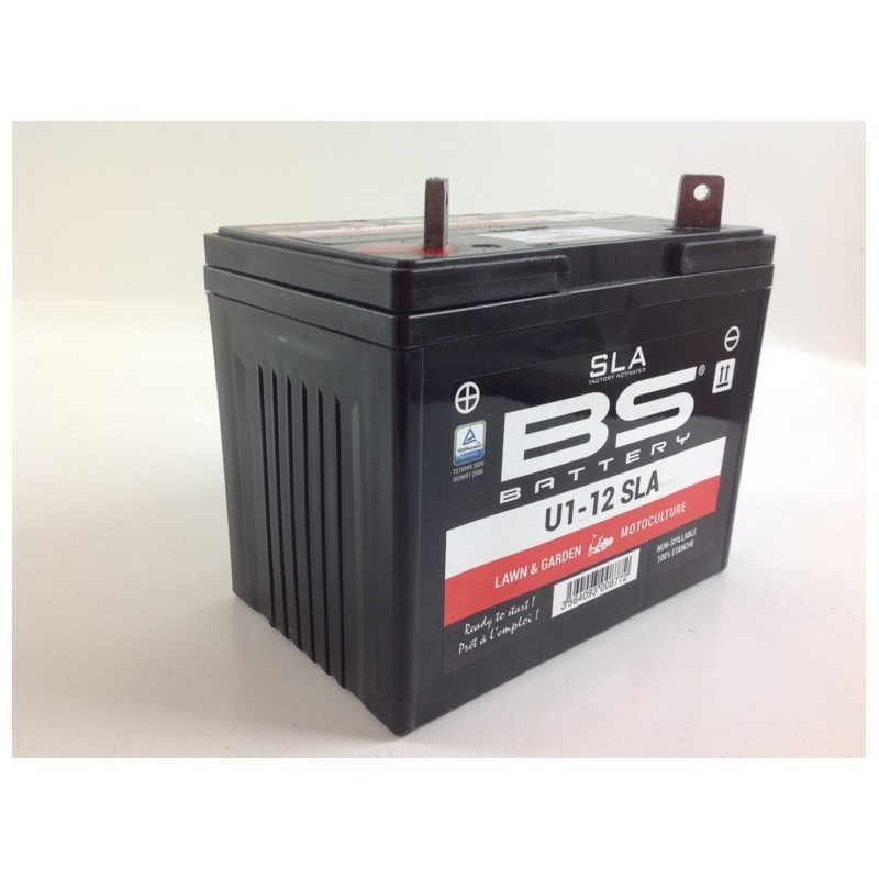 Batterie-Gel-Starter BS Rasentraktor 12V/32A polig + links maxi starting 400 A