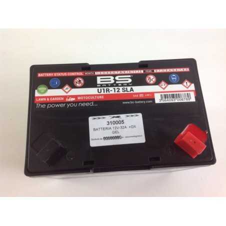 BS Rasentraktor-Starter-Gel-Batterie 12V/32A 310005 Pol + rechts max. Anlauf 400 A