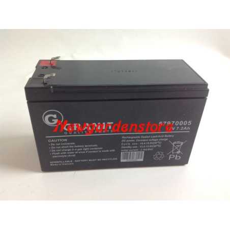 Batteria GEL avviamento elettrico trattorino tagliaerba 12V 7,5Ah 57970005 | NewgardenParts.com