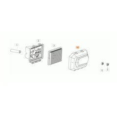 Coperchio filtro tagliaerba modelli G44PK ORIGINALE OLEOMAC L66151557 | NewgardenParts.com