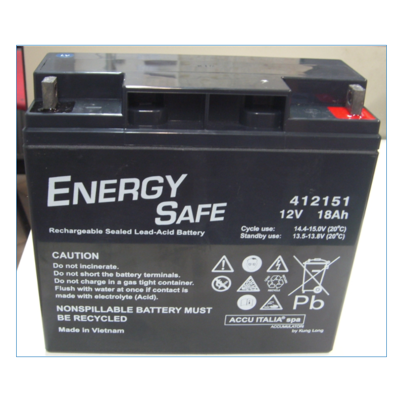 CASTELGARDEN 12V 18AH sealed gel lawn tractor starter battery 412151