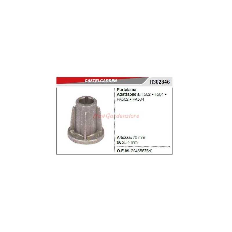 Blade holder CASTELGARDEN lawnmower mower F502 504 R302846