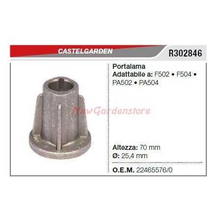 Blade holder CASTELGARDEN lawnmower mower F502 504 R302846 | NewgardenParts.com