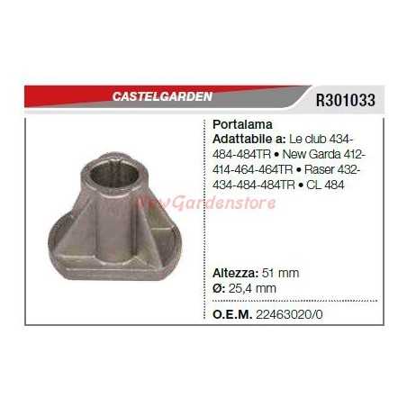 CASTELGARDEN CASTELGARDEN Klingenhalter Rasenmäher le club 434-484-484tr R301033 | NewgardenParts.com