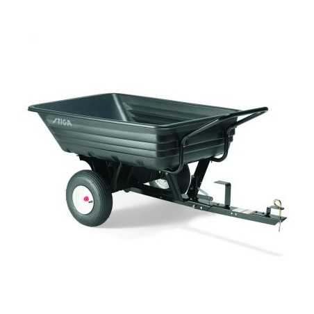 Plastic trailer for lawn tractor ORIGINAL STIGA 180 litre capacity | NewgardenParts.com
