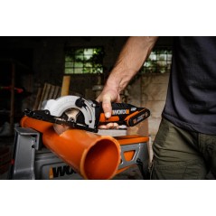 WORX WX527.2 20-Volt-Kompaktkreissäge mit 2-Ah-Akku und Schnellladegerät | NewgardenParts.com
