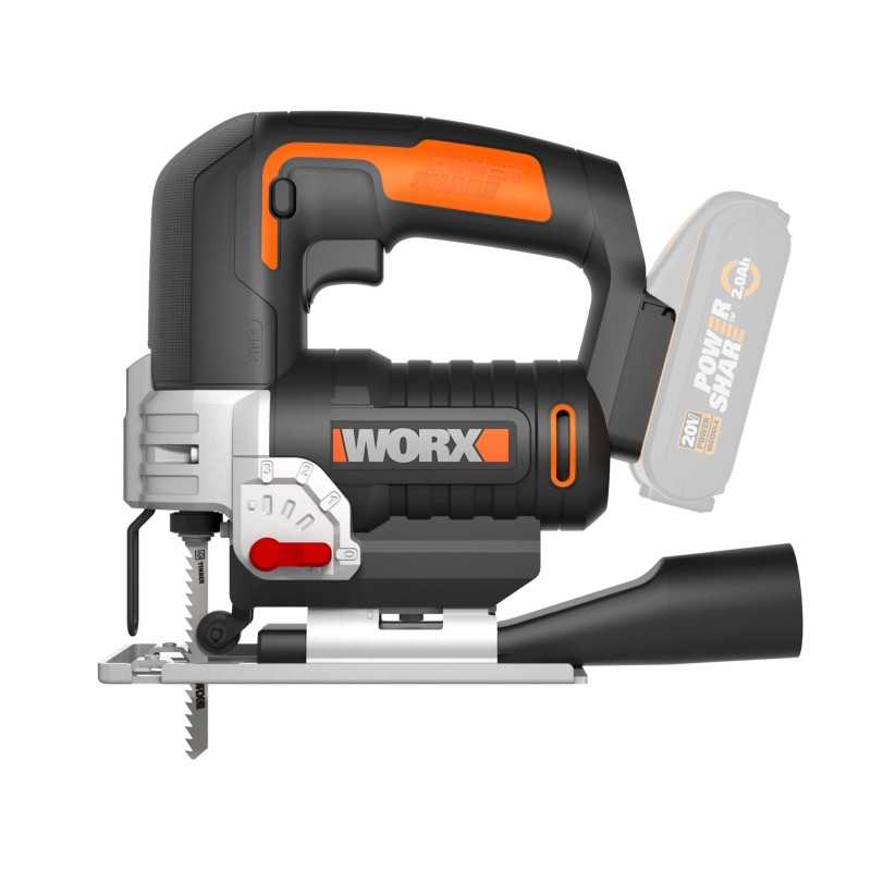 WORX WX543.9 Scie sauteuse 20 V sans batterie ni chargeur