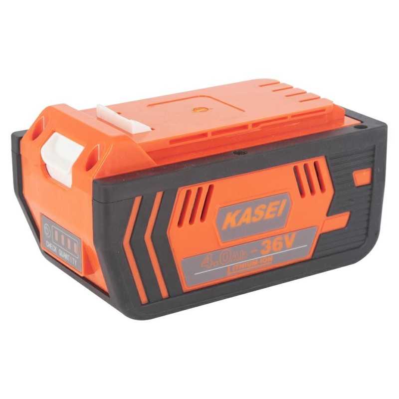 KASEI batterie de démarrage au lithium-ion pour débroussailleuse, souffleur et taille-haie.