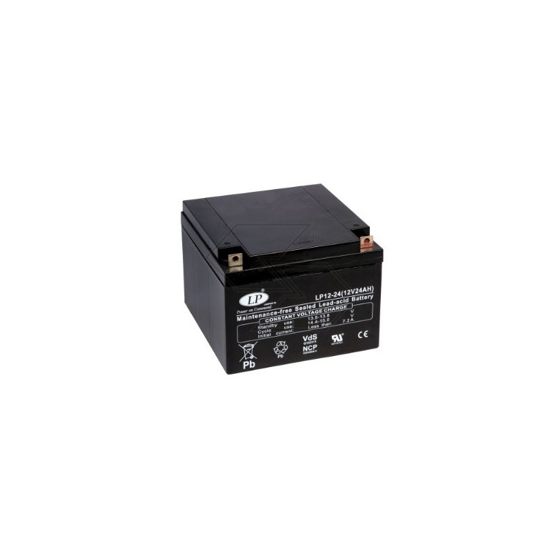 Batería para varios modelos AGM CB24-12 24 Ah 12 V polo + DERECHA