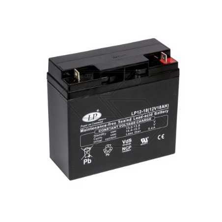 Batterie für verschiedene Modelle AGM LP12-18 18 Ah 12 V polig + RECHTS | NewgardenParts.com