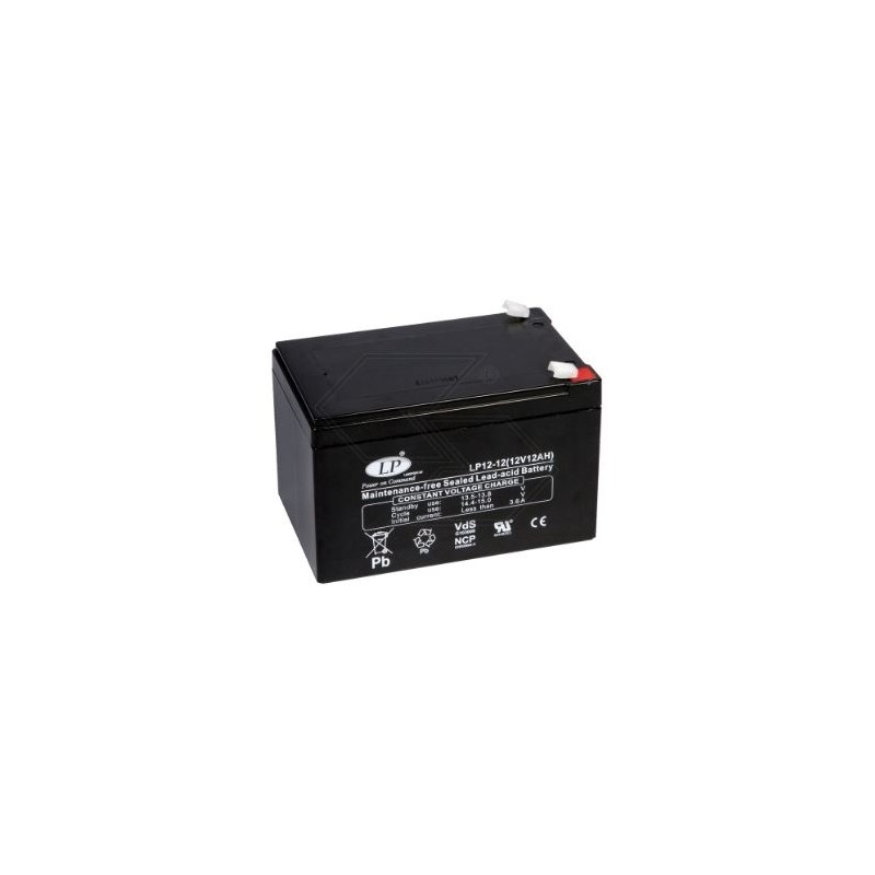 Batería para varios modelos AGM NP12-12 12 Ah 12 V polo + IZQUIERDA