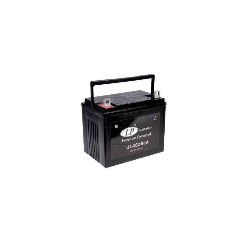 Batteria per vari modelli SLA U1-280 24 Ah 12 V polo + SINISTRA trattorino tagliaerba