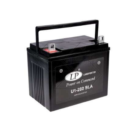 Batteria per vari modelli SLA U1-280 24 Ah 12 V polo + SINISTRA | NewgardenParts.com