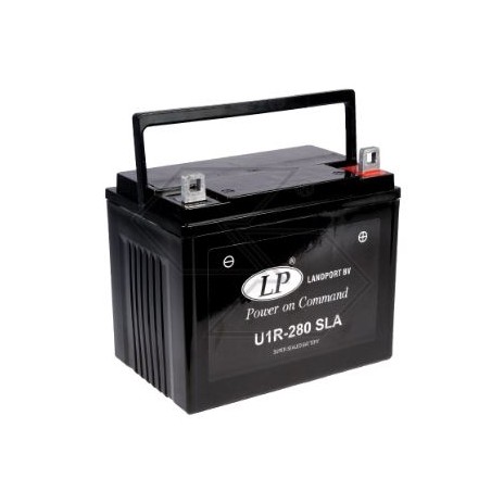 Batteria per vari modelli SLA U1-280R 24 Ah 12 V polo + DESTRA | NewgardenParts.com