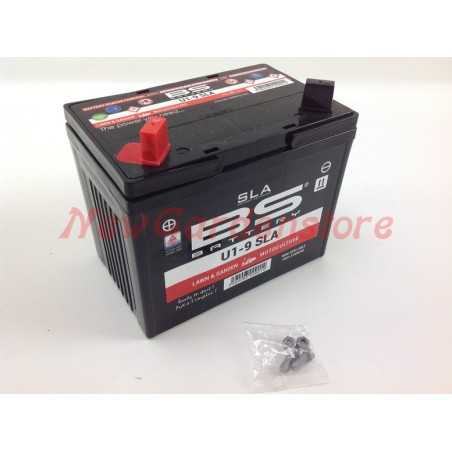 Batteria trattorino rasaerba 12V 28Ah polo positivo SX Ermetica carica 310501