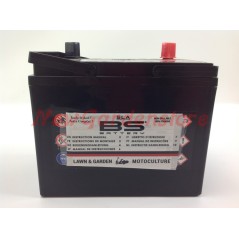 Batterie pour tracteur de pelouse 12V 28Ah pôle positif gauche 310501 | NewgardenParts.com