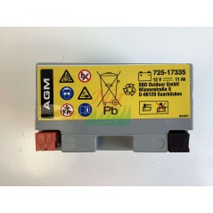 ORIGINAL MTD AGM 11 Ah 12 v battery for robot lawn tower 725-17335 | NewgardenParts.com