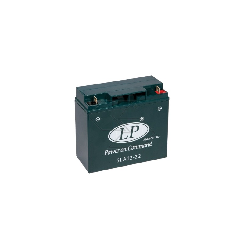 SLA 12-22 22 Ah 12 V pole + RIGHT lawn tractor battery for various models