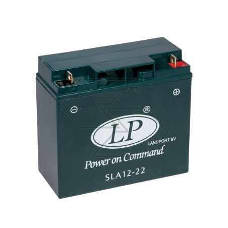 Batteria trattorino tagliaerba vari modelli SLA 12-22 22 Ah 12 V polo + DESTRA | NewgardenParts.com