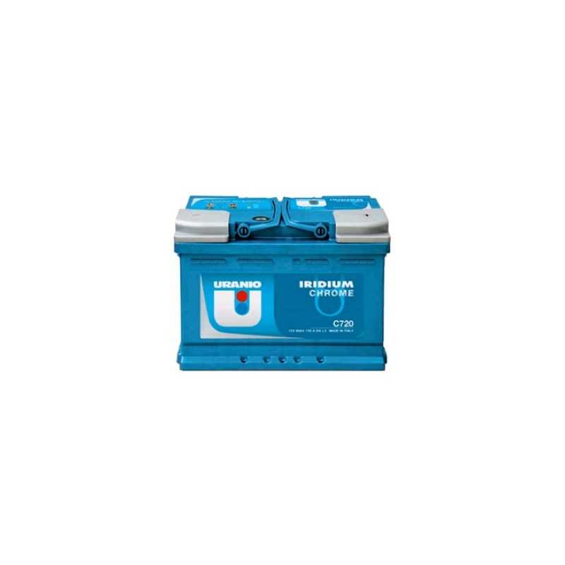 BATTERIA URANIO C600 L2B 60AH 600A POLO POS DX