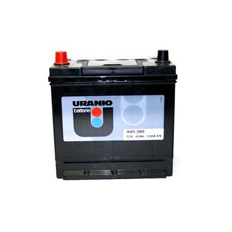 Batteria URANIO E2 12V 45 AH 330A POLO POS DX 845-380D | NewgardenParts.com