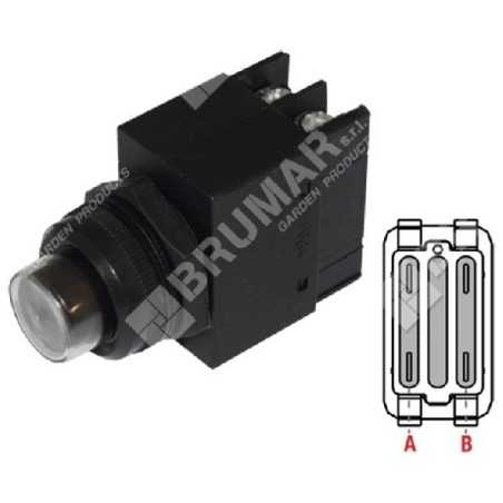 Botón de seguridad para partidor de leña ATTILA COMPATIBLE - 049637 | NewgardenParts.com