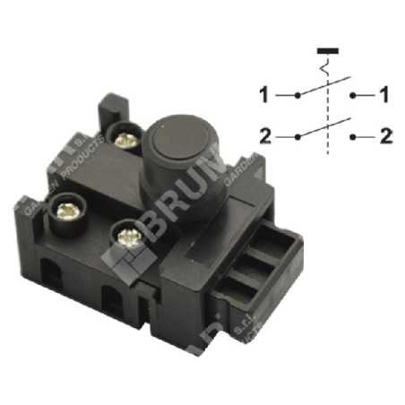 Interruptor para sierras eléctricas COMPATIBLES NOVATEC - 049687 | NewgardenParts.com