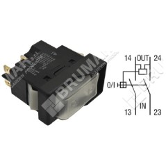 Schalter für TECOMEC-Spitzer - WINDSOR - CARLTON KOMPATIBEL - 016952 | NewgardenParts.com