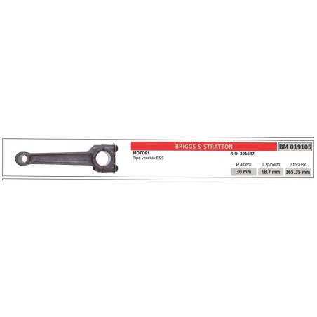 Biella B&S motore rasaerba tosaerba tagliaerba tipo vecchio 019105 | NewgardenParts.com