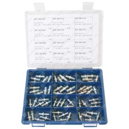 Nuts and screws kit for brush cutter heads COMPATIBLE - 002109 | NewgardenParts.com