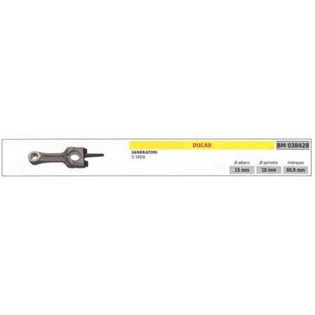 Piston rod DUCAR generator D 1000i 038428 | NewgardenParts.com